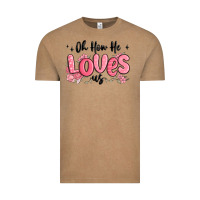 Vintage Coffee oh how he loves us Vintage Tee - MaliasSmallBusiness