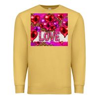 Antique Gold love heart shaped balloons tumbler hjf Premium Sweatshirt - HowdyJamesFarm