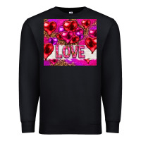 Black love heart shaped balloons tumbler hjf Premium Sweatshirt - HowdyJamesFarm