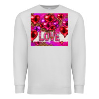 Dove Grey love heart shaped balloons tumbler hjf Premium Sweatshirt - HowdyJamesFarm
