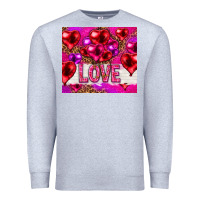 Heather Grey love heart shaped balloons tumbler hjf Premium Sweatshirt - HowdyJamesFarm