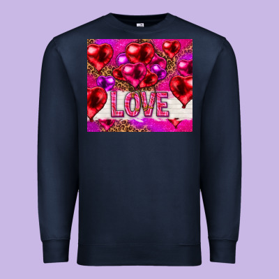 Love Heart Shaped Balloons Tumbler Hjf Premium Sweatshirt Designed By Howdyjamesfarm