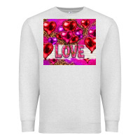 Oatmeal Heather love heart shaped balloons tumbler hjf Premium Sweatshirt - HowdyJamesFarm