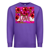 Purple love heart shaped balloons tumbler hjf Premium Sweatshirt - HowdyJamesFarm