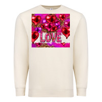 Sandshell love heart shaped balloons tumbler hjf Premium Sweatshirt - HowdyJamesFarm