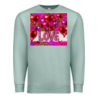 Seafoam love heart shaped balloons tumbler hjf Premium Sweatshirt - HowdyJamesFarm