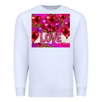 White love heart shaped balloons tumbler hjf Premium Sweatshirt - HowdyJamesFarm