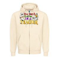 Sandshell You Can't Scare Me I'm a Teacher Zipper Hoodie - texasbilliewilder
