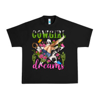 Black western rodeo cowgirl dreams Urban Heavy Tee - NancyCooperArtShop