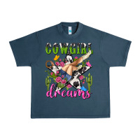 Midnight Navy western rodeo cowgirl dreams Urban Heavy Tee - NancyCooperArtShop