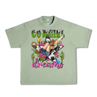 Oil Green western rodeo cowgirl dreams Urban Heavy Tee - NancyCooperArtShop