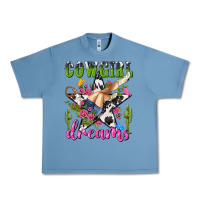 Pebble Blue western rodeo cowgirl dreams Urban Heavy Tee - NancyCooperArtShop