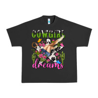 Pigment Black western rodeo cowgirl dreams Urban Heavy Tee - NancyCooperArtShop