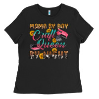 Black mama by day craft queen by night Ladies Tee - RanaPortraitStore