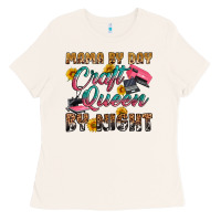 Bone mama by day craft queen by night Ladies Tee - RanaPortraitStore