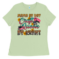 Matcha mama by day craft queen by night Ladies Tee - RanaPortraitStore