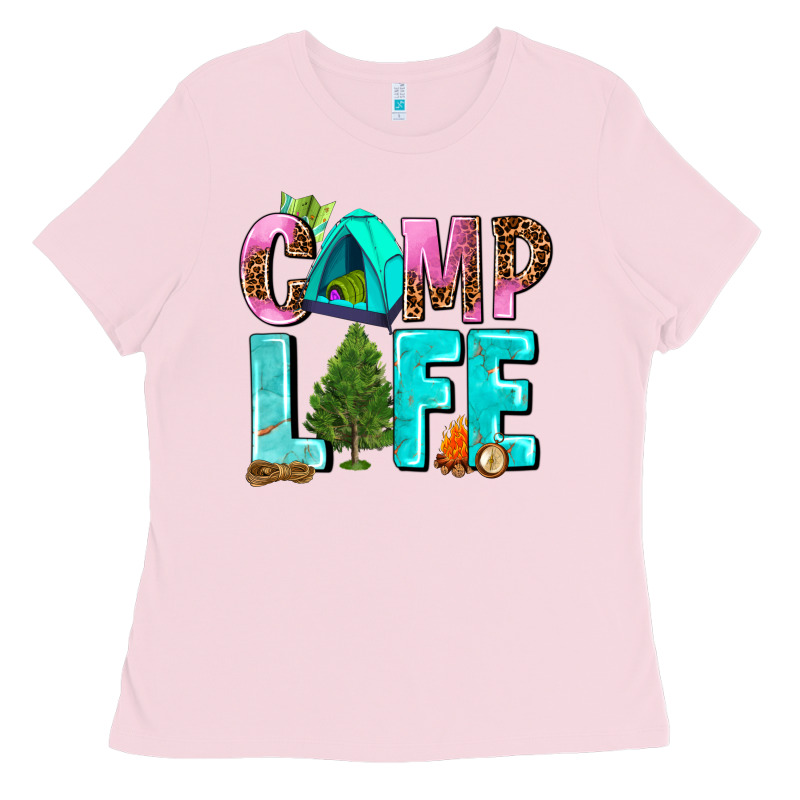 Camp Life Ladies Tee by AdoDesignShop | Teevron