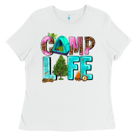 White camp life Ladies Tee - AdoDesignShop