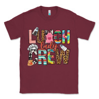 Burgundy lunch lady crew Classic Tee - NancyCooperArtShop