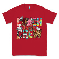 Red lunch lady crew Classic Tee - NancyCooperArtShop