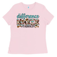 Bubblegum Pink difference maker Ladies Tee - JahusDesignShop