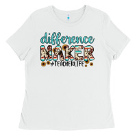 White difference maker Ladies Tee - JahusDesignShop