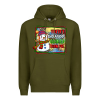 Army Green theres snowbody cooler than me Premium Hoodie - CowGirlArtShop