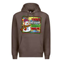 Coffee theres snowbody cooler than me Premium Hoodie - CowGirlArtShop