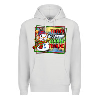 Dove Grey theres snowbody cooler than me Premium Hoodie - CowGirlArtShop