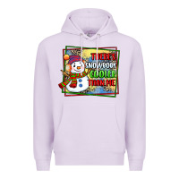 Lilac theres snowbody cooler than me Premium Hoodie - CowGirlArtShop