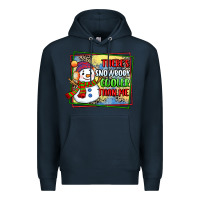 Navy theres snowbody cooler than me Premium Hoodie - CowGirlArtShop