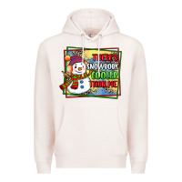 Pale Pink theres snowbody cooler than me Premium Hoodie - CowGirlArtShop