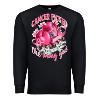 Black cancer picked the wrong girl Premium Sweatshirt - CowGirlArtShop