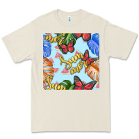 Bone summer and leaf seamless pattern Premium Tee - BundleAndBundleShop