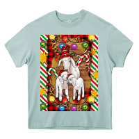Arona Christmas goat family Heavy Core Tee - Artiststas