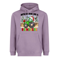 Lavender nothing runs like a reindeere Heavyweight Hoodie - CowGirlArtShop