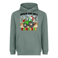 Sage nothing runs like a reindeere Heavyweight Hoodie - CowGirlArtShop
