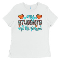 White my students are the reason Ladies Tee - JahusDesignShop