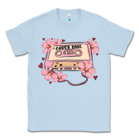 Dusty Blue lover babe valentines day Classic Tee - MaliasSmallBusiness