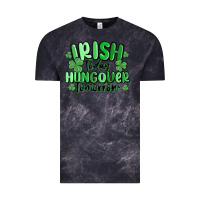 Cloud Black irish today hungover tomorrow Vintage Tee - MaliasSmallBusiness