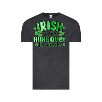 Vintage Black irish today hungover tomorrow Vintage Tee - MaliasSmallBusiness