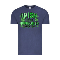 Vintage Denim irish today hungover tomorrow Vintage Tee - MaliasSmallBusiness