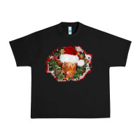 Black christmas heifer Urban Heavy Tee - AdoDesignShop