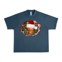 Midnight Navy christmas heifer Urban Heavy Tee - AdoDesignShop