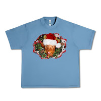 Pebble Blue christmas heifer Urban Heavy Tee - AdoDesignShop