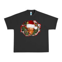 Pigment Black christmas heifer Urban Heavy Tee - AdoDesignShop