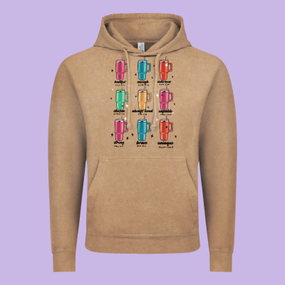 Coffee Thermos Vintage Hoodie Designed By Maliassmallbusiness
