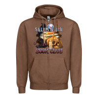 Chestnut Salem Witch Book Club Zipper Hoodie - texasbilliewilder