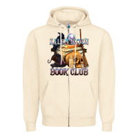 Sandshell Salem Witch Book Club Zipper Hoodie - texasbilliewilder