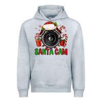 Heather Grey santa cam Urban Hoodie - FaDigitalArtStudio